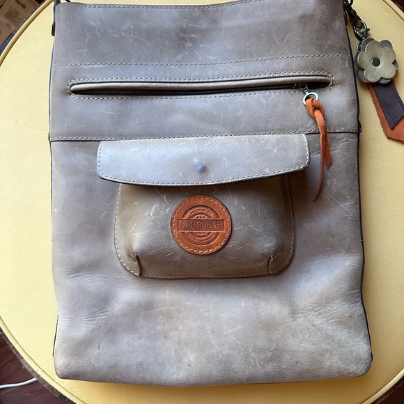 ❤️Tote bag, shoulder and crossbody. Full grain leather, handcrafted - EUC!❤️ - Picture 2 of 15